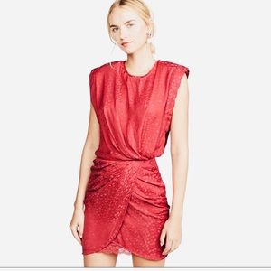 IRO red Dedora dress